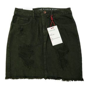 Nineteen 91 The Ripped Pencil Skirt, Denim Sz 4